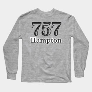 Hampton 757 Virginia USA Long Sleeve T-Shirt